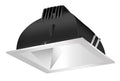 LED Trim Mod6 Sq Wallwash 27K 90CRI Matte Cone Silver Ring N127