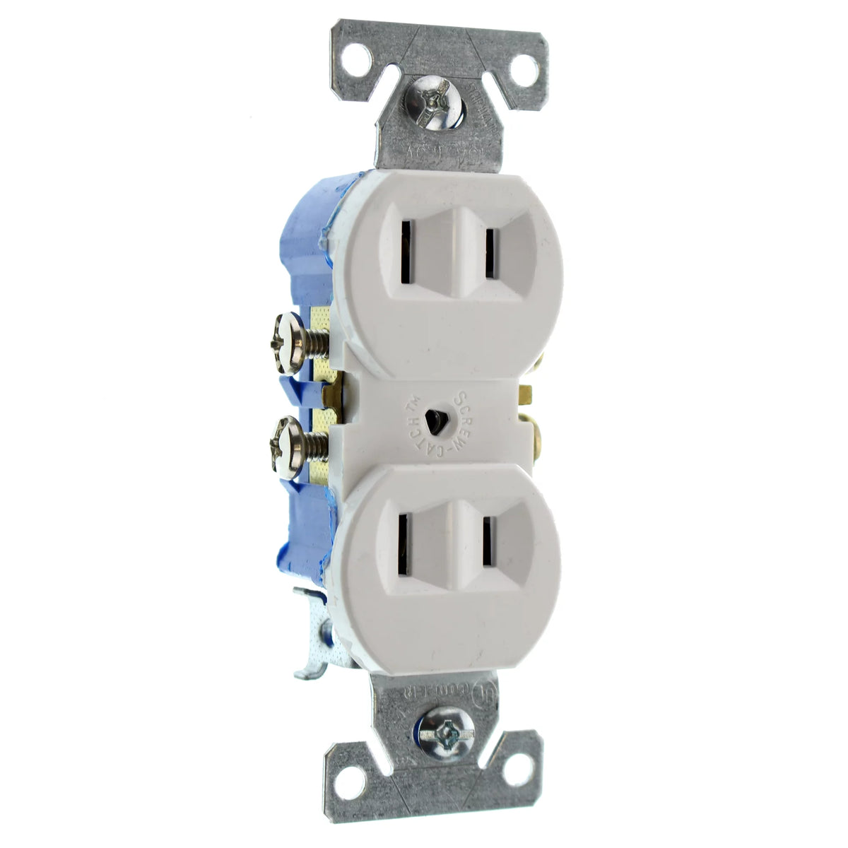 White 15-Amp 120-Volt Duplex Outlet 100-Pack T7699