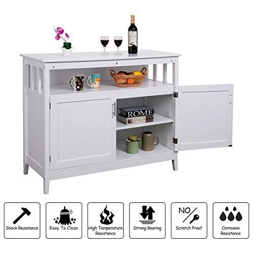 Kitchen Storage Sideboard Buffet Cabinet W392