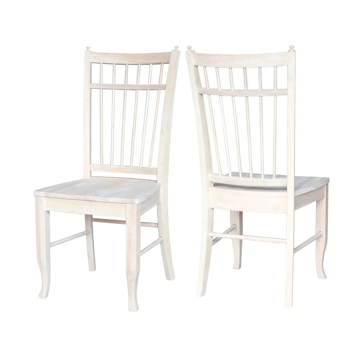 Solid Wood Dining Chairs, Set of 2 B9991