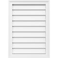 PVC Gable Vent with Brickm Q80536