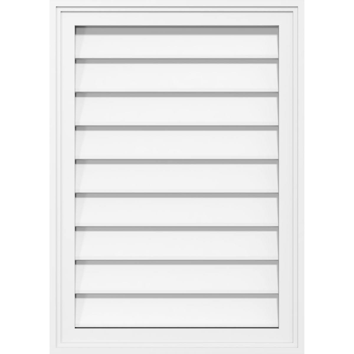 PVC Gable Vent with Brickm Q80536