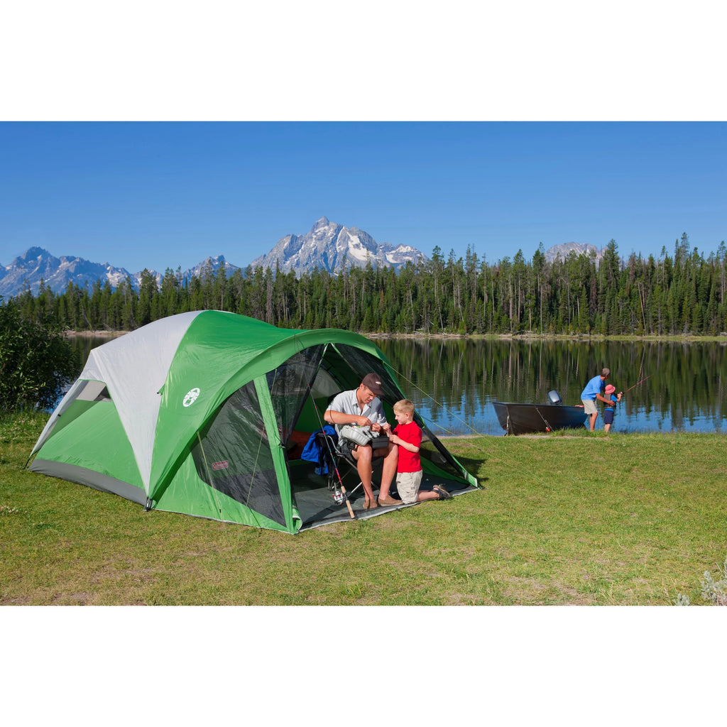 6-Person Dome Tent with Screen Room, Green C659