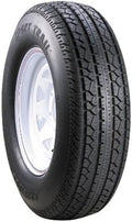 12x4.00 8 Spoke White Trailer Tire & Rim Combo H152991