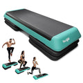 Adjustable Aerobic Exercise Step Platform with 4 Adjustable Risers K657