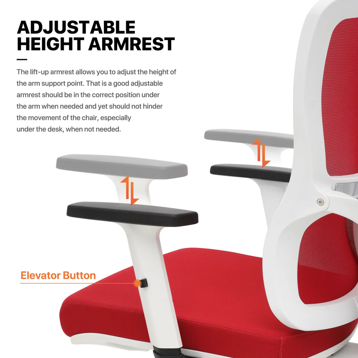 Computer Desk & Chair Set Adjustable Swivel Office Chair L Shaped Writing Table Workstation with Monitor Stand Red J702