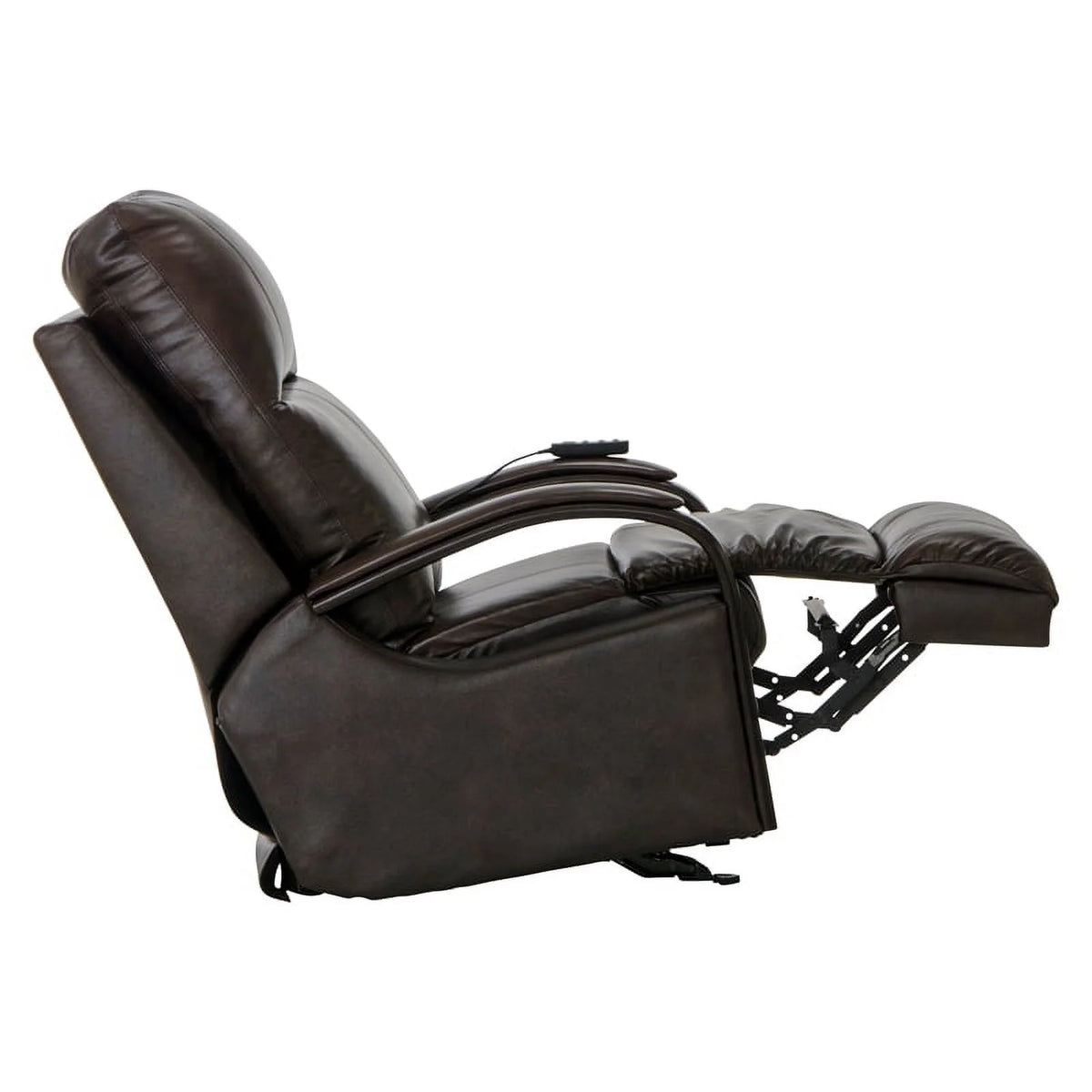Brown Top Grain Italian Leather Power Recliner A32563