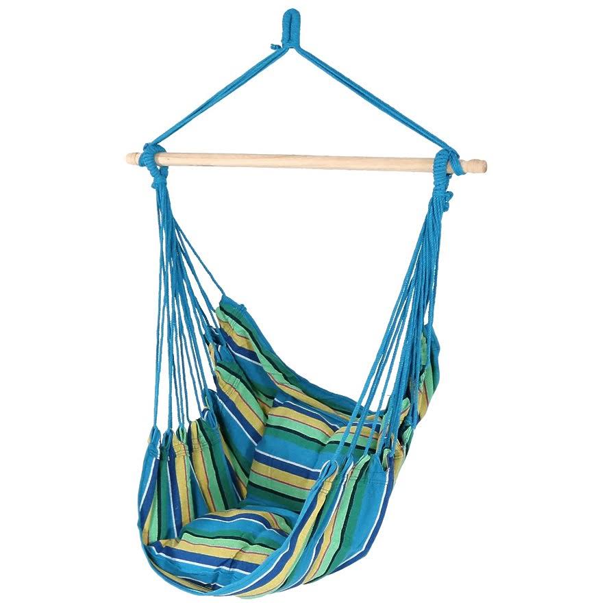 Hanging Hammock Chair Swing and C-Stand Set D7593