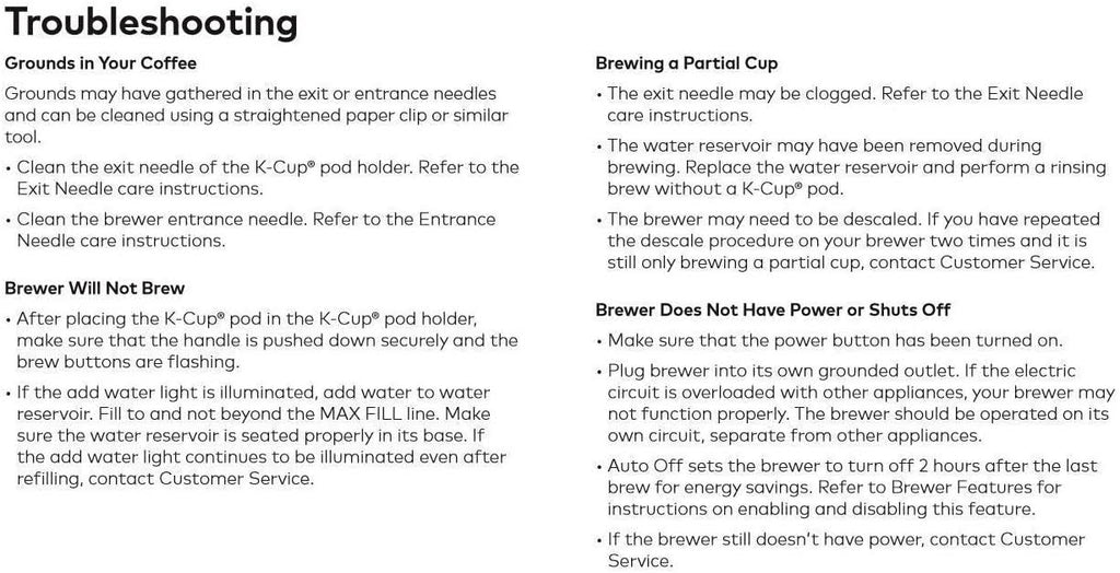 Black Single Serve K-Cup Pod Coffee Brewer G57363