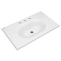 White 33 in. Vanity Top Sink M901010