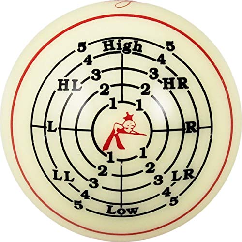 2-1/4" Regulation Size Billiard Pool Ball with Instruction Manual S42071