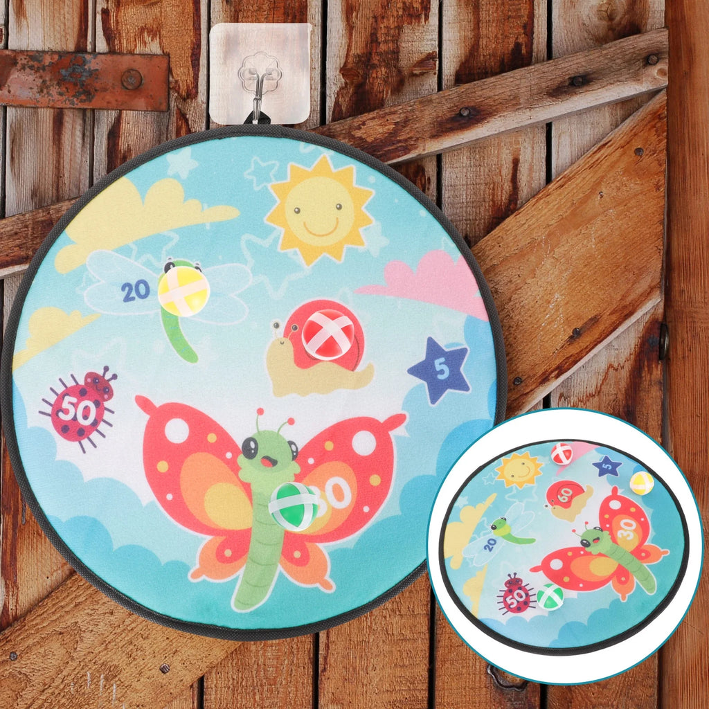 Kids Dart Board with Sticky Balls Toy D58442