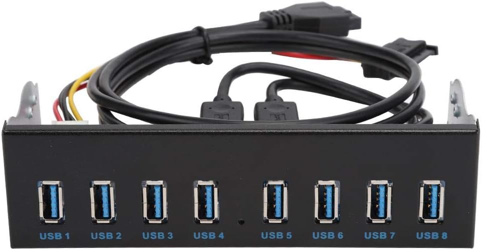 USB3.0 8 Port Hub Optical Drive Front Panel Adapter W17182
