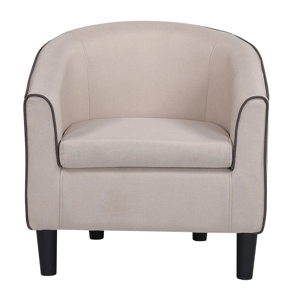 Beige Fabric Accent Chair R981352