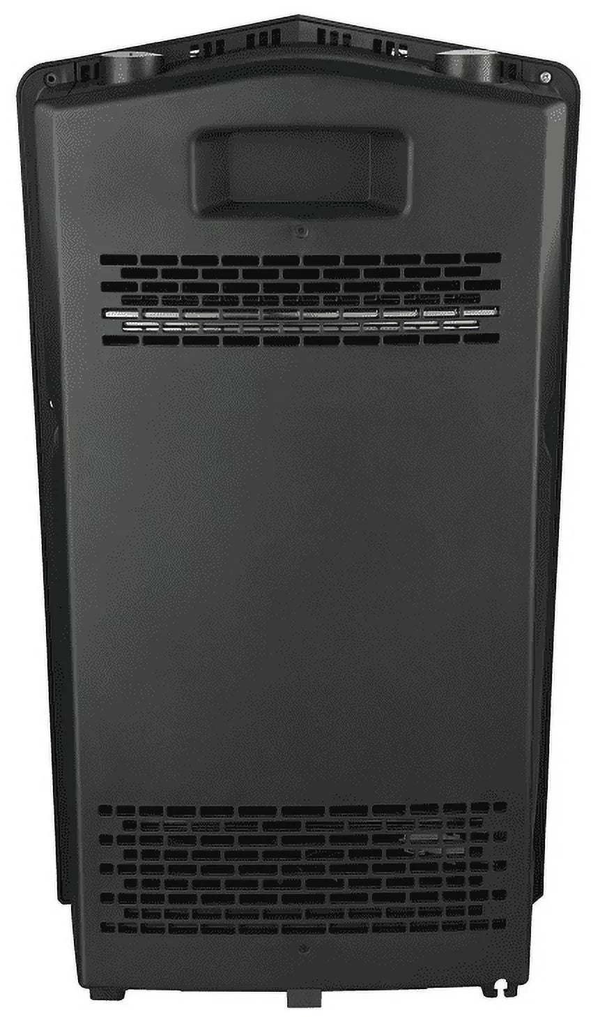 Black 1500W Quartz Electric Space Heater W892368