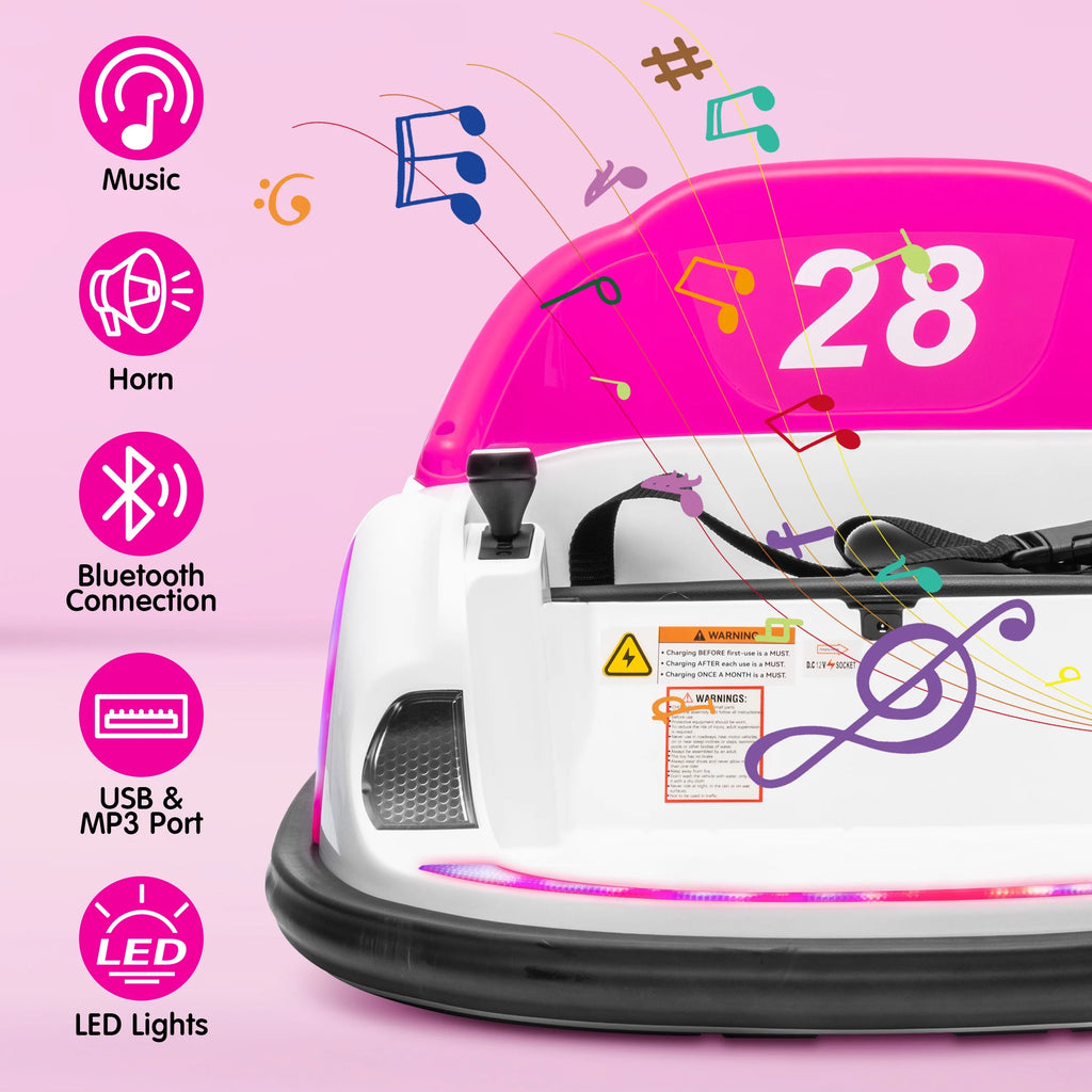 12V Bumper Car for Kids with Remote Control D9353