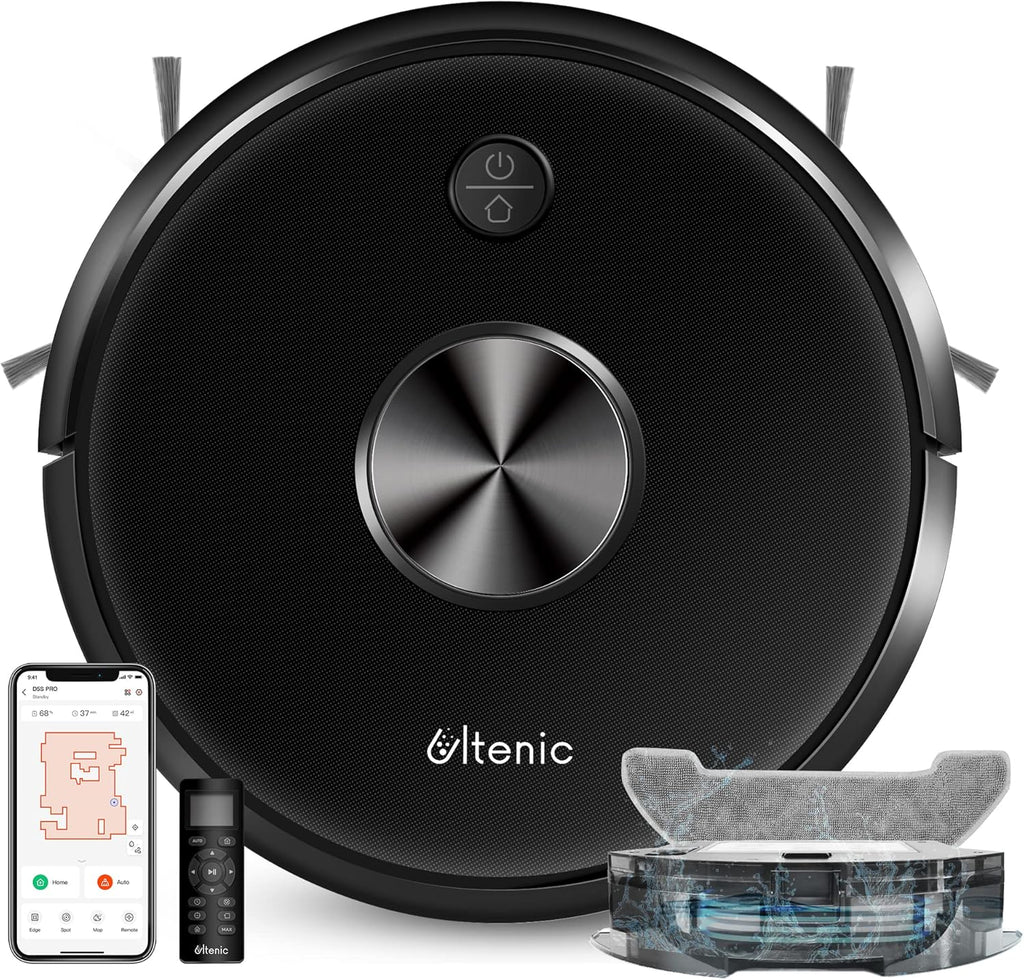 Robot Vacuum Cleaner and Mop, 3000Pa Suction, 150Mins Runtime N668