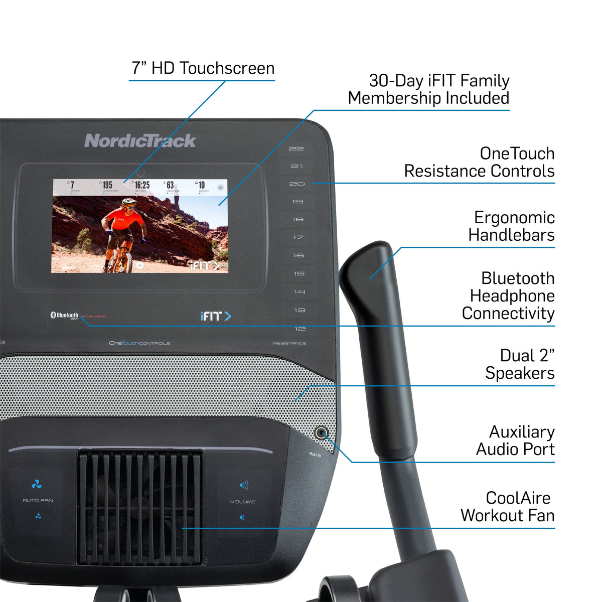 Exercise Bike with Touchscreen Z4954