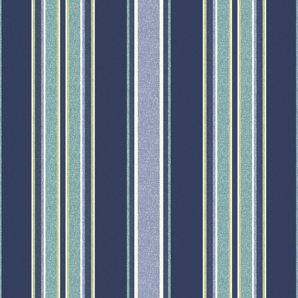 Sapphire Aurora Blue Stripe Outdoor Chair Cushion J165572