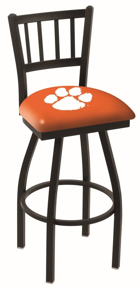 Orange Jail Back High Top Swivel Bar Stool Seat Chair O12041
