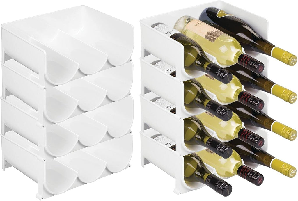 Plastic Stackable Wine Bottle Holder Stand J6673