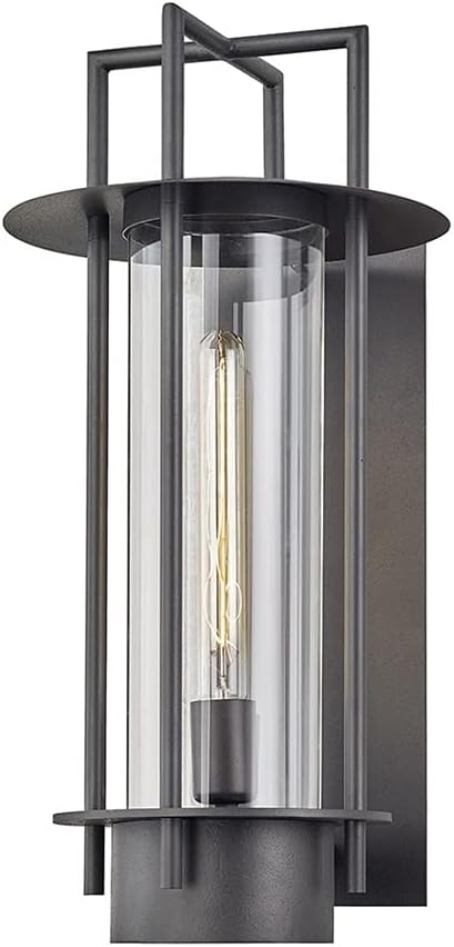 Bronze Clear Glass Wall Sconce Q176766
