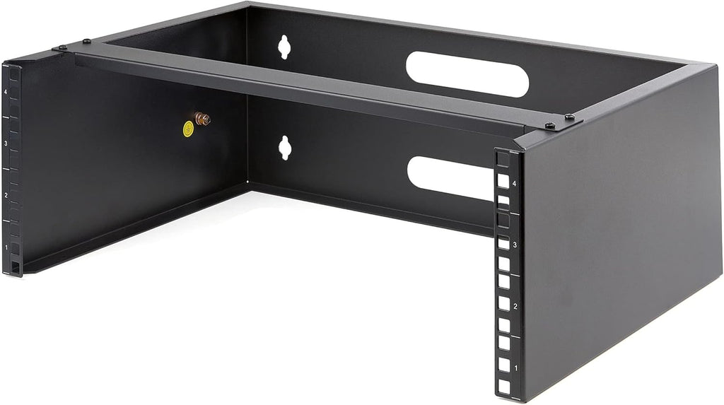 4U Wall Mount Network Rack 14 Inch Deep 19" Patch Panel Bracket Black H51720