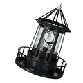 LED Solar Revolving Lighthouse Lamp O57422
