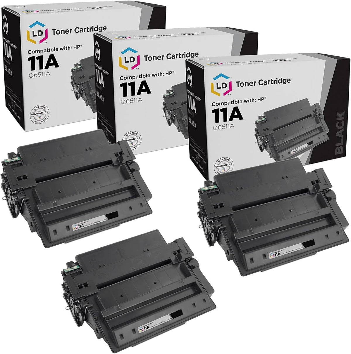 Compatible Toner Cartridge Replacement (Black, 3-Pack) M44948