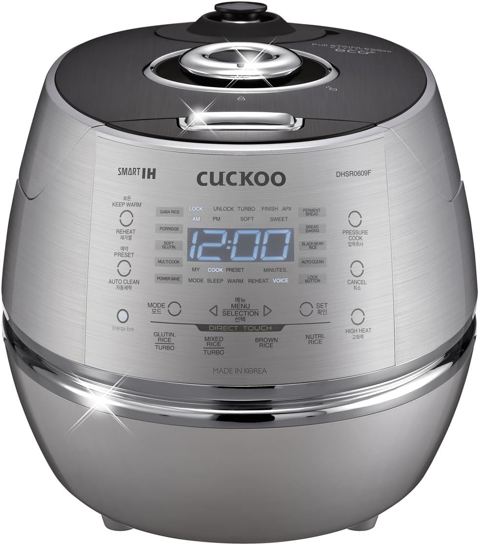 6 Cup IH Pressure Rice Cooker, Metallic H631408