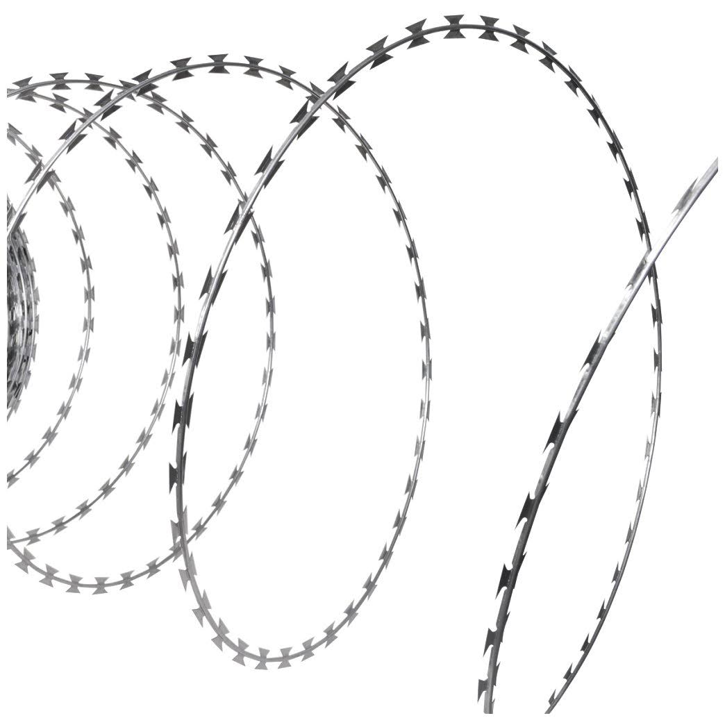Galvanized Steel Razor Wire Helical Roll 2 Packs N160