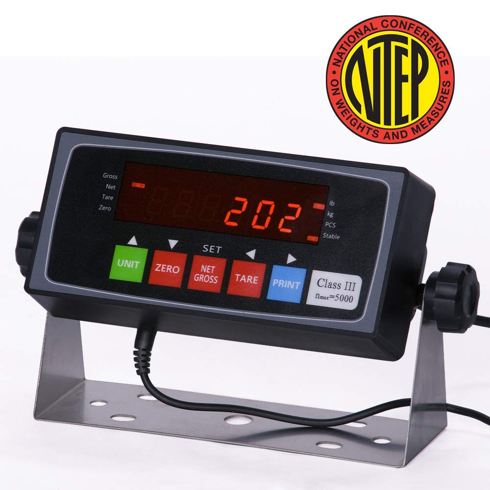 Steel Floor Scale with Digital Indicator 24”x24” W283