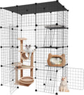 Large Cat Cage 3-Tier Catio Cat Enclosure Cat Kennel B1401