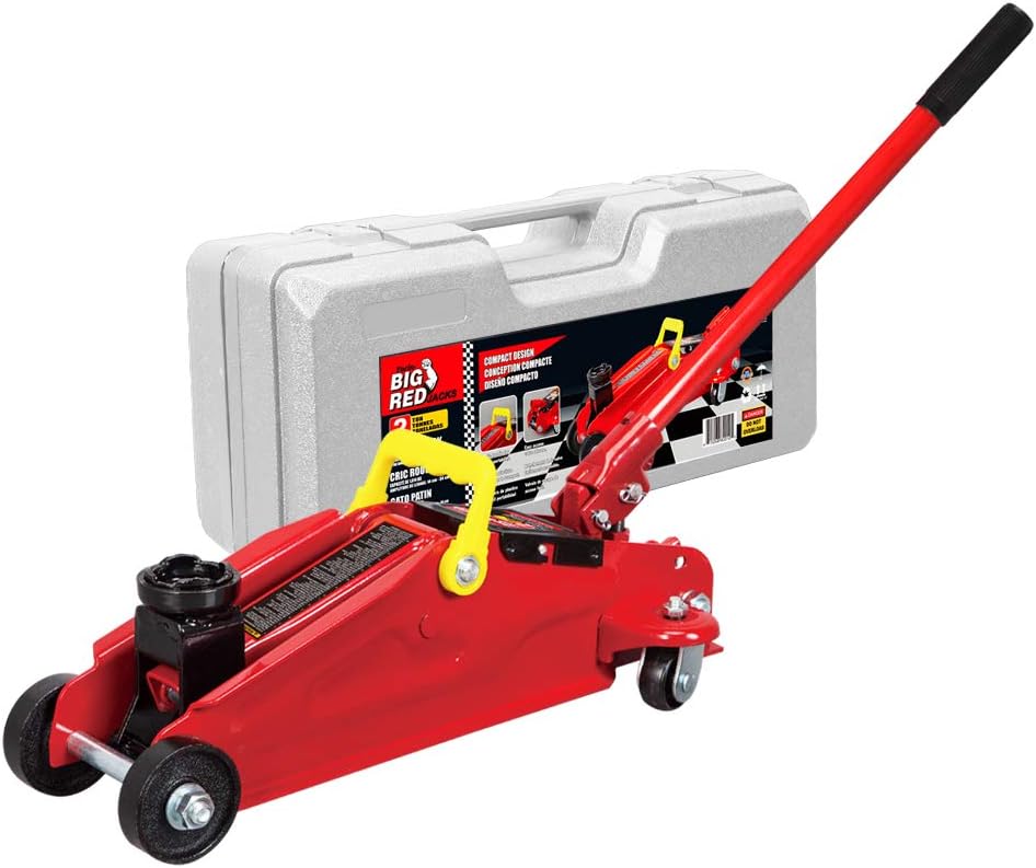1.5 Ton Hydraulic Trolley Floor Jack with Storage Case B478841