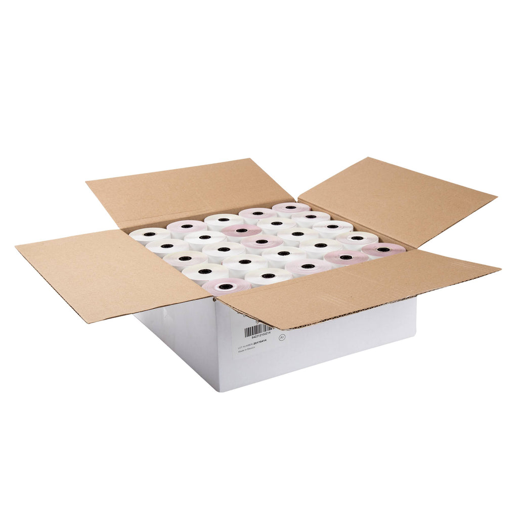 3 Ply Copy Register Rolls, Case of 50 O63489