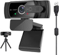 Webcam with Microphone, 1080P Web Camera with Privacy Shutter and Tripod Stand E55617