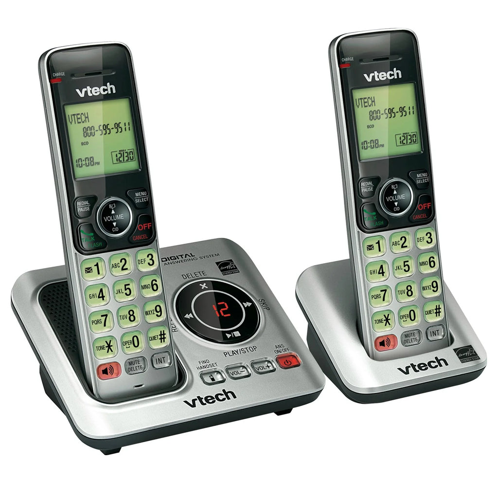 2 Handset Cordless Landline Phone K6565