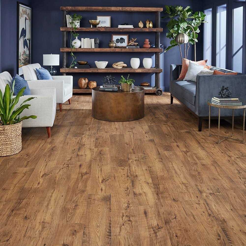 Chestnut 12-mm T x 7-1/2-in W x 47-1/4-in L Waterproof Wood Plank Laminate Flooring Z426481
