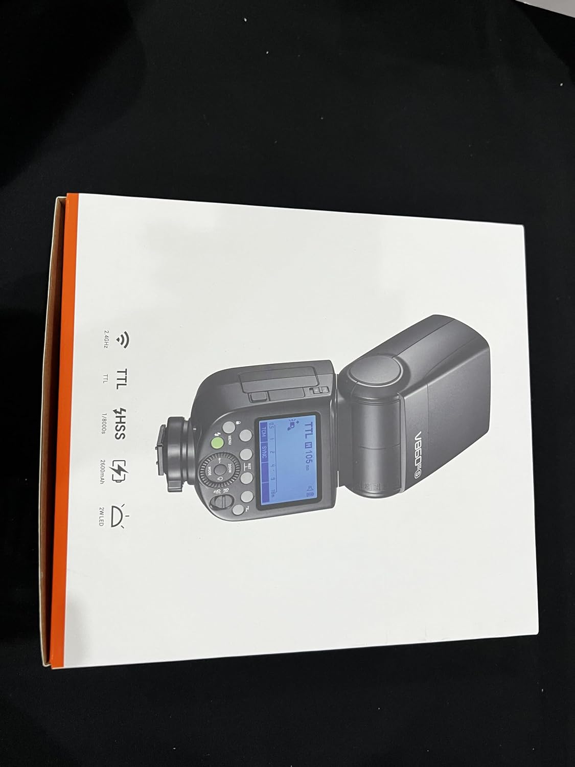2.4G High-Speed Sync 7.2V 2600mAh Li-ion Battery Camera Flash Speedlite E19945