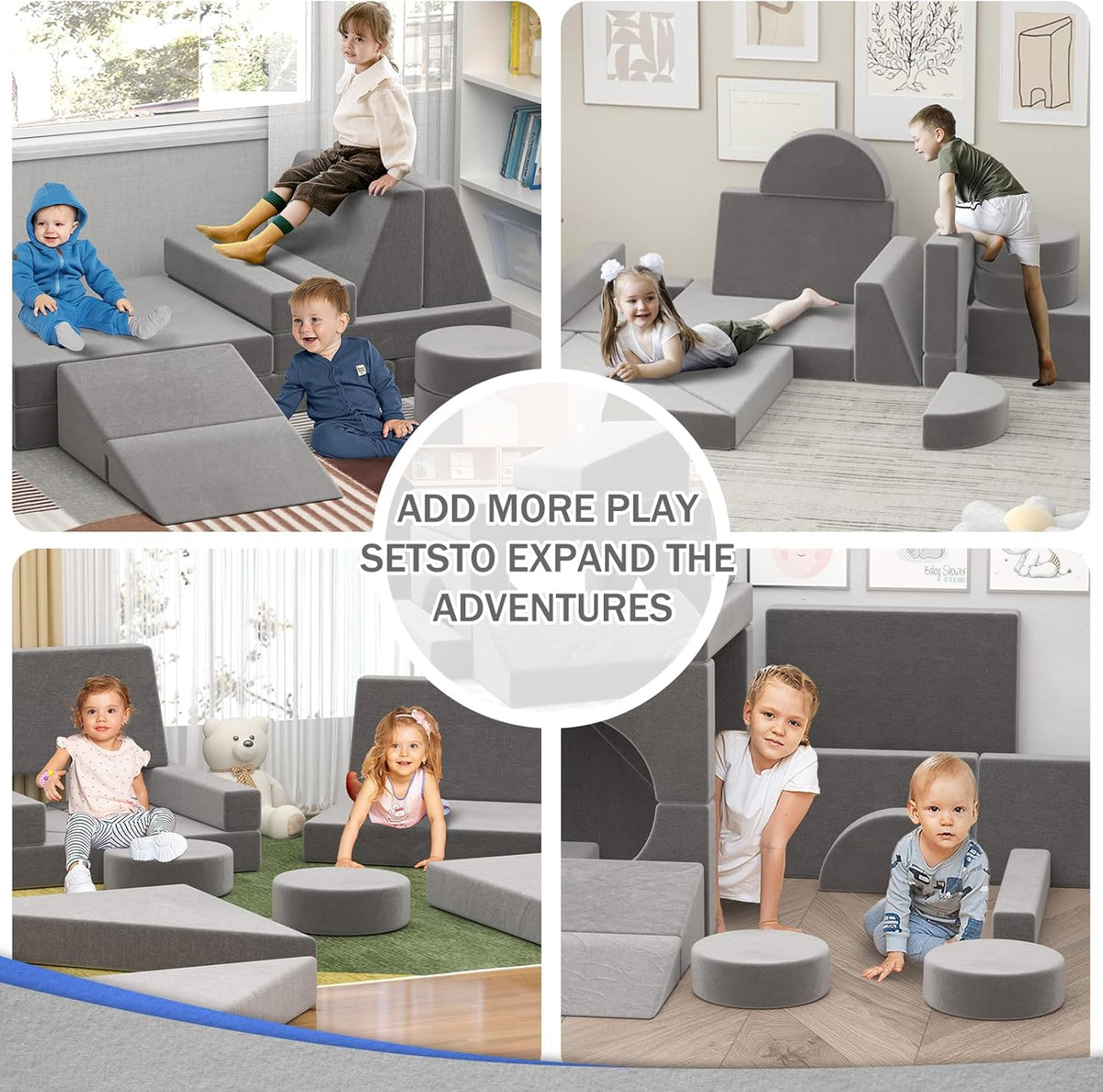 15PCS Modular Kids Play Couch G976