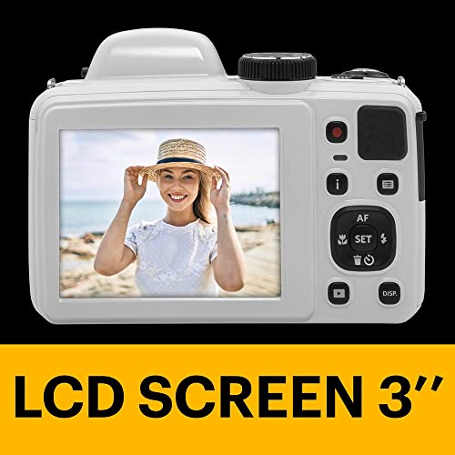 Red 20MP Digital Camera 42X Optical Zoom 24mm Wide Angle 1080P Full HD Video O6927