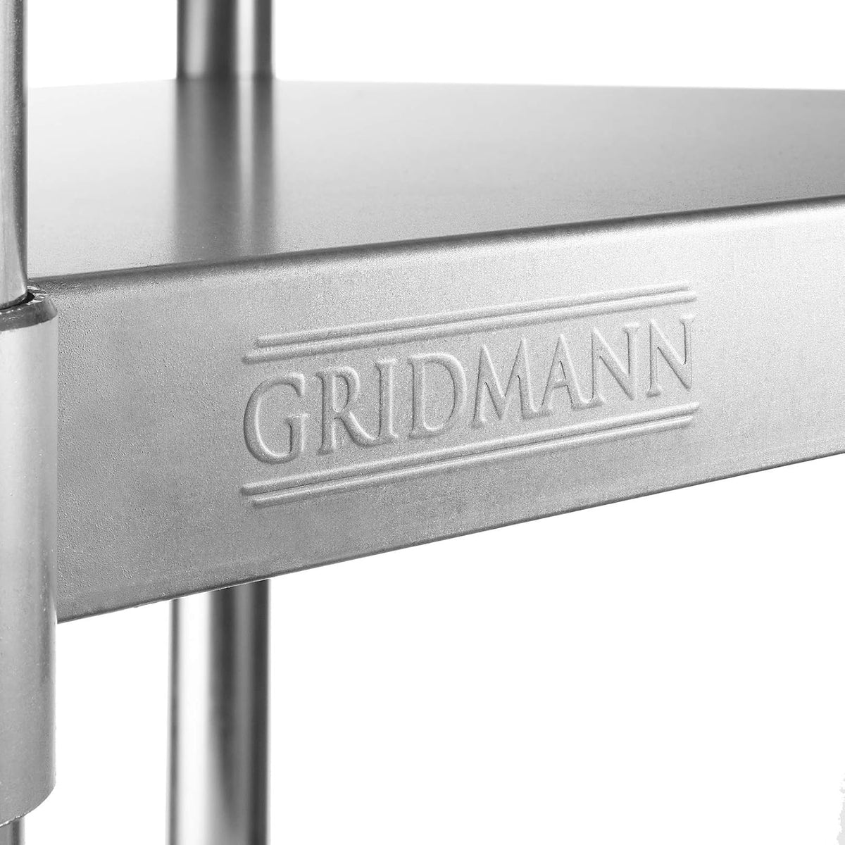 Stainless Steel Commercial Work Table with 4 Casters 48 in. x 24 in. E434