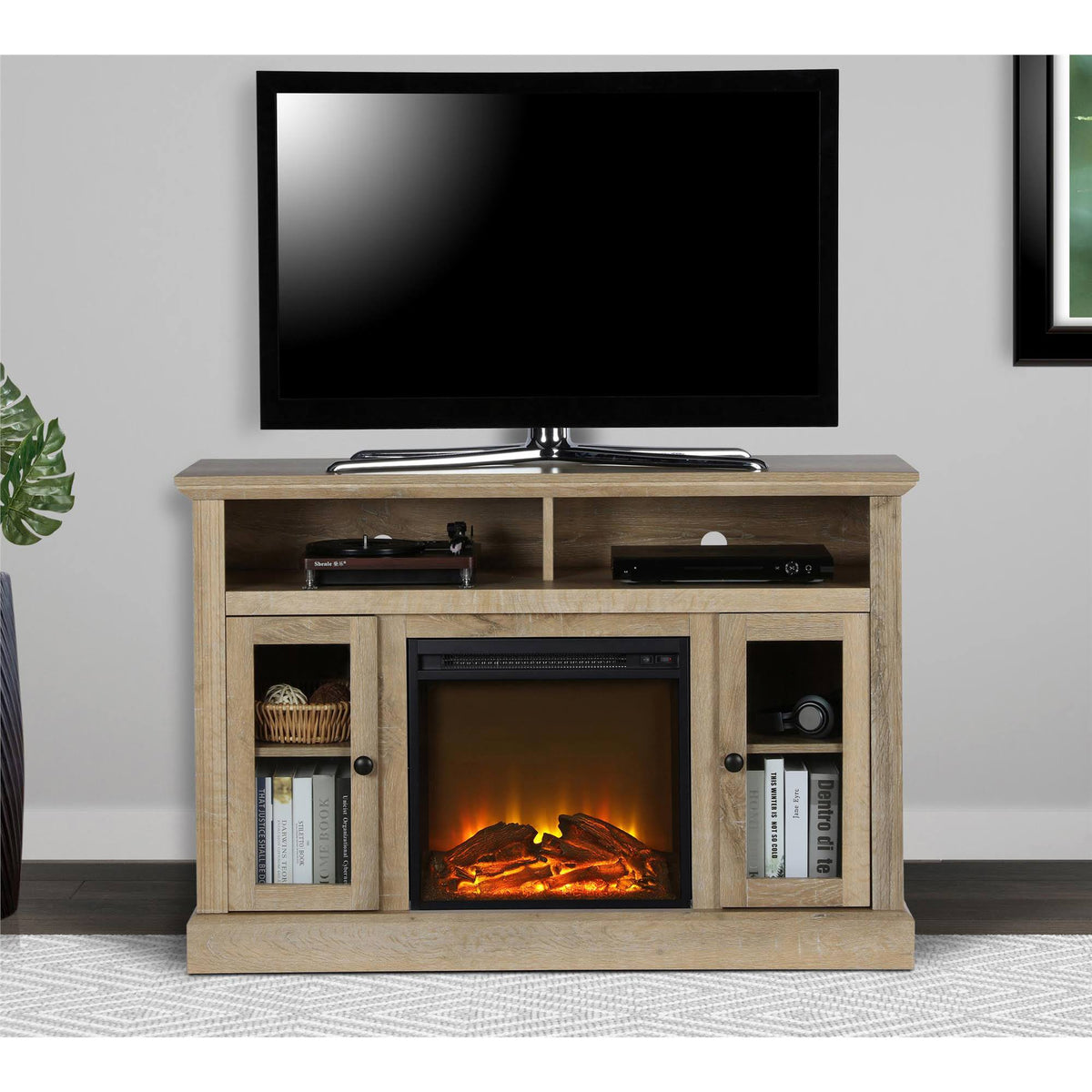 Electric Fireplace TV Console G95783