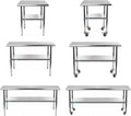Stainless Steel Table with Casters L428328