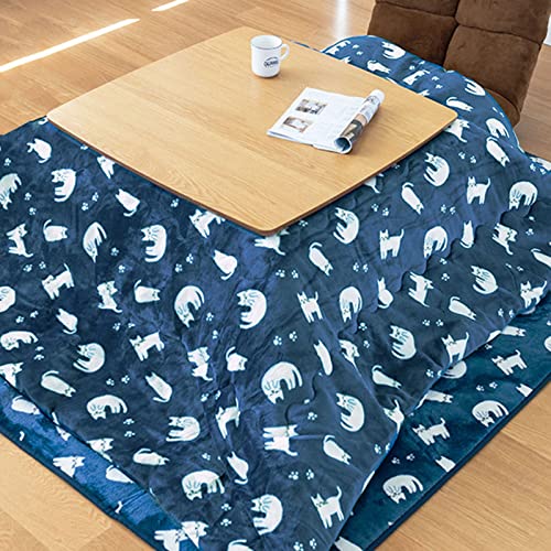 75cm Square Kotatsu Table with Futon Carpet Heater H565