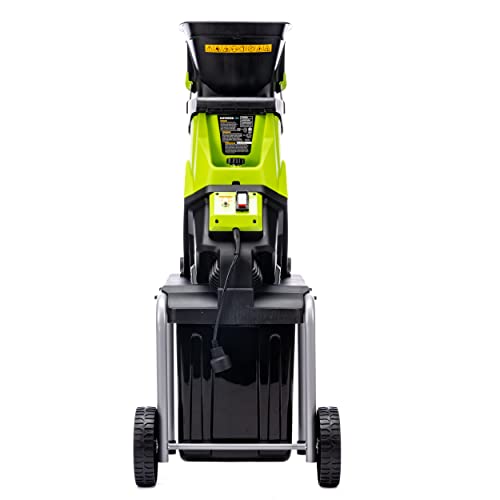 15-Amp Corded Electric Chipper with Collection Bin T474