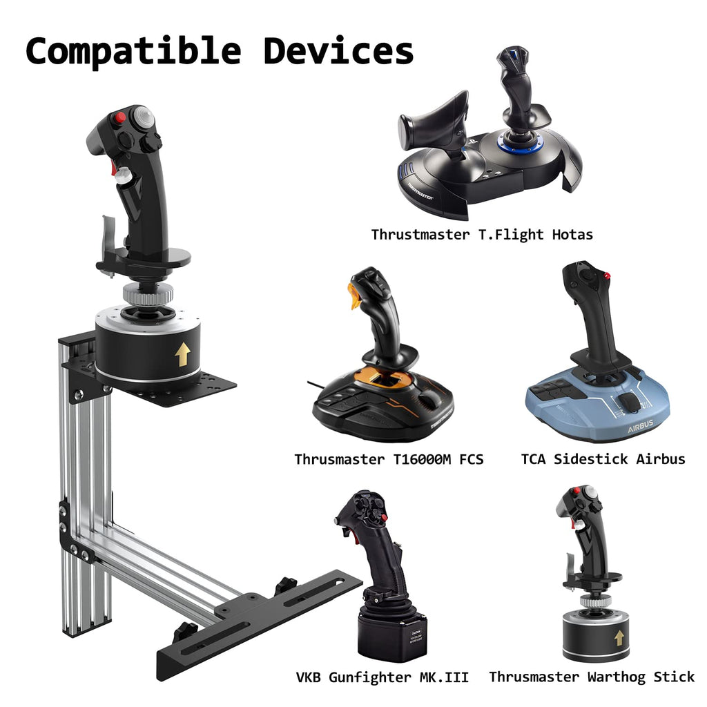 Flight Sim Chair Mounts Center Joystick Chair Mount L9487