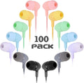 Kids Earbuds 100 Pack Macaron Colors V91746