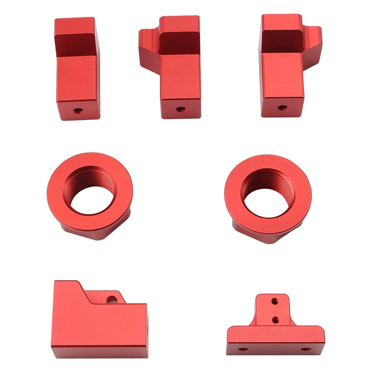 3D Printer Aluminum Alloy Frame CNC Kit Black Red I4713