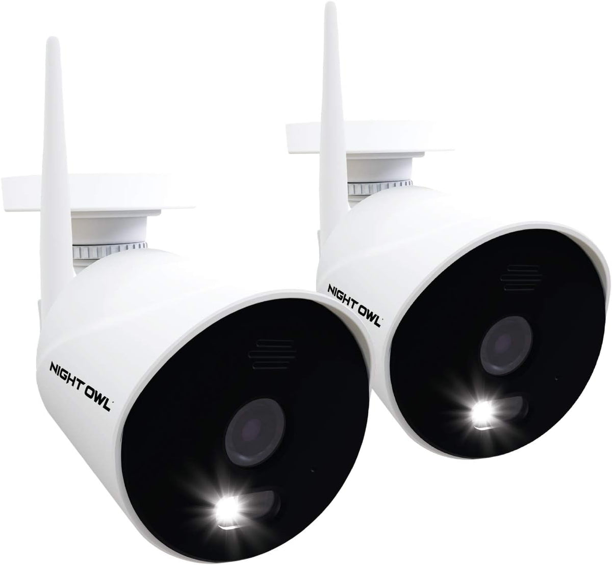 1080p HD Wi-Fi Indoor/Outdoor Camera with Night Vision, 2-Way Audio, 2-Pack O638